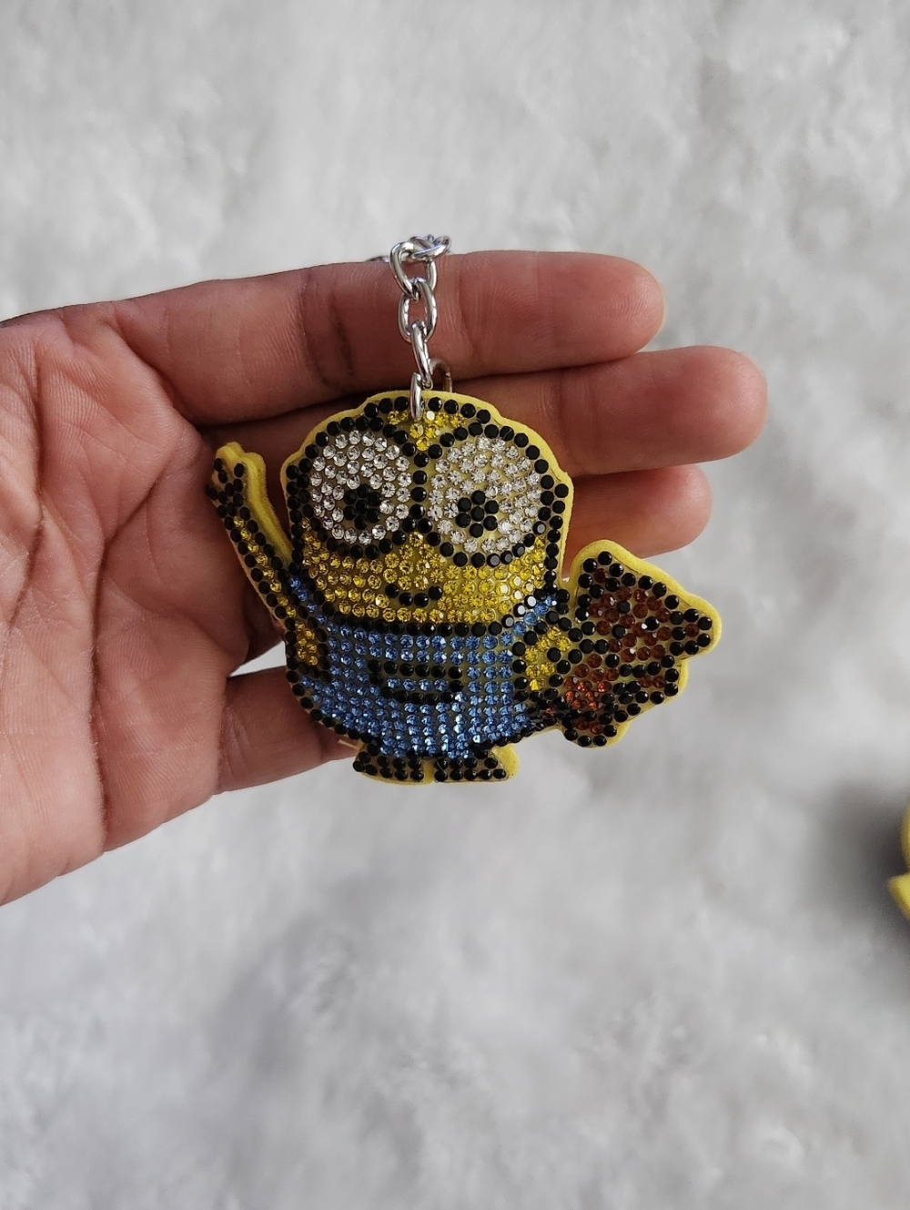 Minions Beaded Keychain Set - Yellow Blue Characters (Set of 4) - Picture 4 of 10